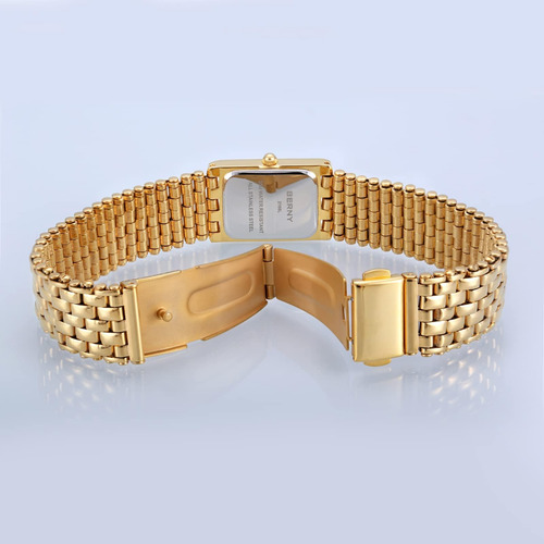 Berny Relojes De Oro Para Mujer Relojes De Pulsera De Cuarzo