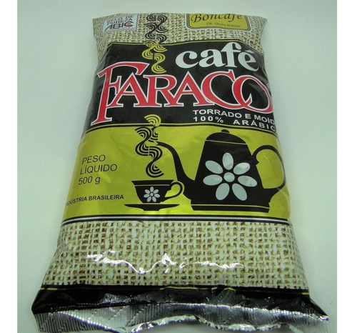 Café Faraco Em Pó - Fardo Com 10 Pacotes 500 Gramas - 5kg