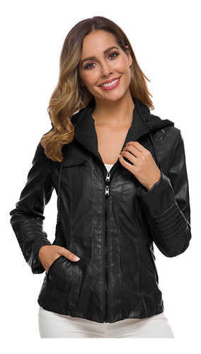 Chamarras De Piel Para Mujer Chaqueta Impermeable Delgada