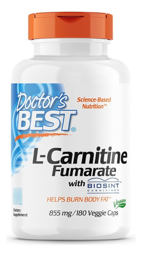 Fumarato De L-carnitina 855 Mg Doctor's Best 180 Cápsulas