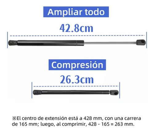 Amortiguadores De Puerta Trasera P/honda Fit 2006-2020 2 Pzs