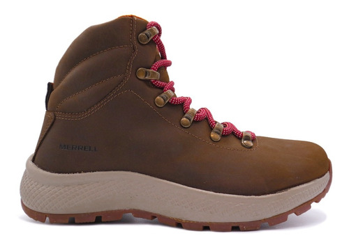 Botas Mujer Trekking Cuero Merrell Borcegos Outdoor Chalten