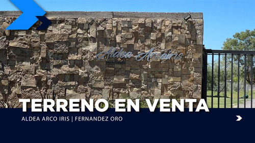 Terreno En Venta 1850m2 Aldea Arco Iris- Fzo Oro