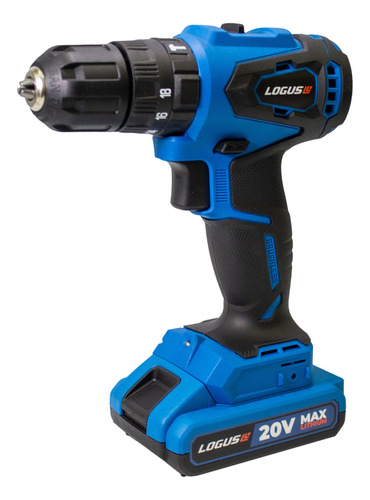 Taladro Percutor Logus 20v Brushless 10mm Bat + Maletín