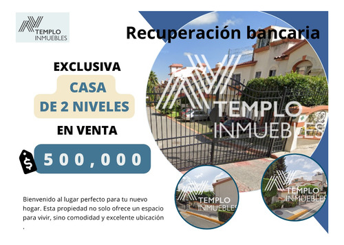 Excelente Casa En Oferta De Recuperación Banca Ojo De Agua Baltar, Tecamac