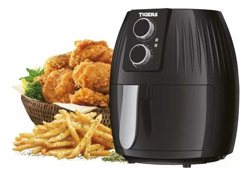 Olla Freidora De Aire Manual 4.5 Litros Air Fryer + Parrilla