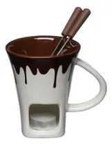 Comprar Conjunto Fondue Porcelana Caneca Guarfos Chocolate Queijo 
