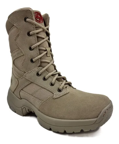 Bota Tactical Para Mujer Oc Tactical 5434 Piel Ambar Nobuck