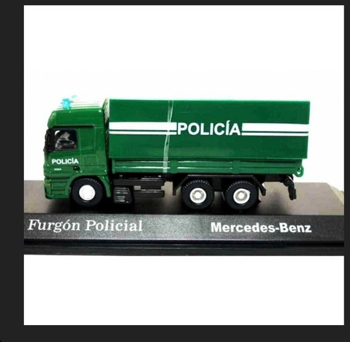 Camion De Coleccion Furgon Policial  (mercedes-benz) 1/72