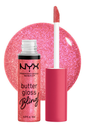 Brillo De Labios Butter Gloss Bling Nyx Professional Makeup Acabado Brillante Color SHE GOT MONEY