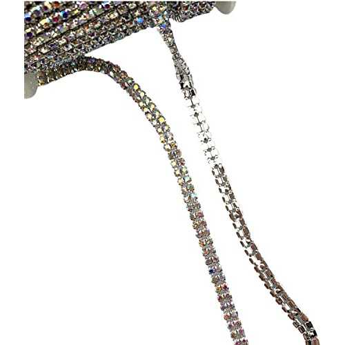 Aeaoa, Cadena Con Cadena De Diamantes De Imitación Con Cierr