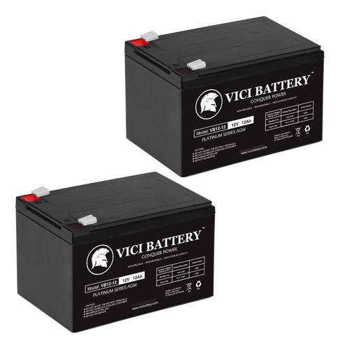 Vici Battery Bateria 12 V Ah Para Activecare Spitfire Ex