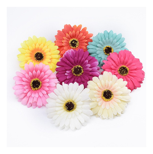 .a 20 Piezas Flores Artificiales De Gerbera Flower Eternav1.