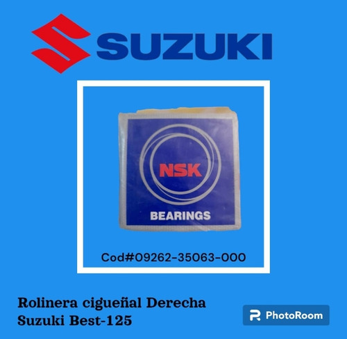 Rolinera Cigueñal Derecha Suzuki Best-125