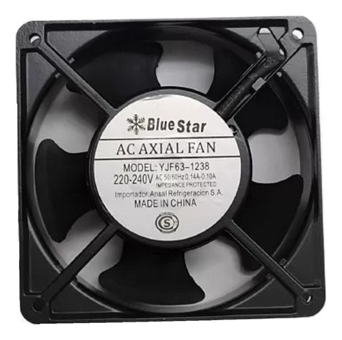 Forzador Ventilador Cuadrado Axial 20w 12x12x38