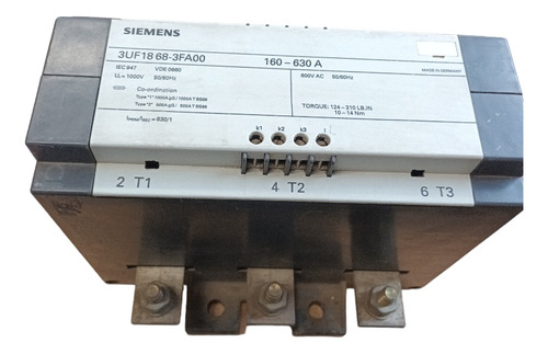 Transformador De Corriente 160-630a Siemens