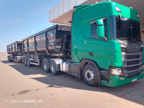Scania R 540 6x4 Ano 2022 Com Rodocaçamba Randon Ano 2022