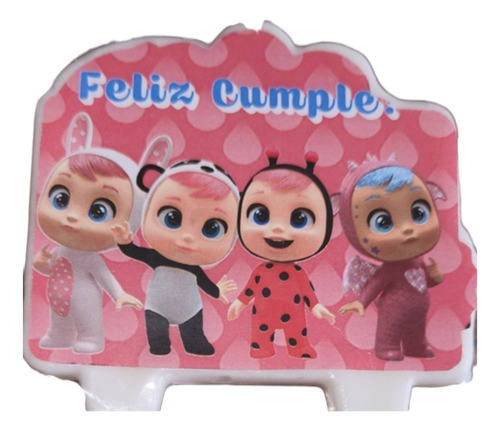 Bebes Llorones Vela Para Cotillón Cumpleaños 