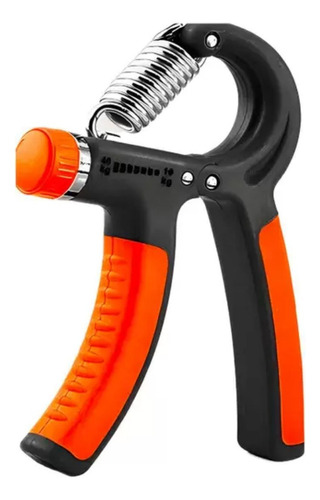 Flexor De Antebraço Handgrip Flexor Force Ajustavel 5 A 60kg Cor Preto Com Laranja