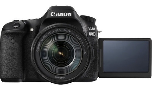 Canon 80d Lente 18-135  20 Mp Lcd 3 Tactil  Full Hd Wifi