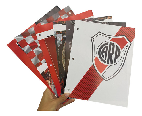 Set Separadores Materia N° 3 River Plate Carp X 6 U