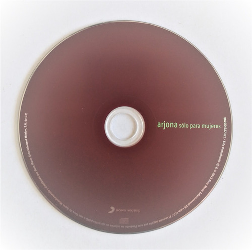 Ricardo Arjona Cd Solo Para Mujeres (Usado)