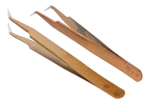 Pinça De Extensão De Cílios De Aço Inoxidável Js-15