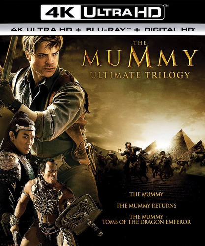 The Mummy Ultimate Trilogy  4k Ultra Hd + Blu-ray Nuevo Imp.