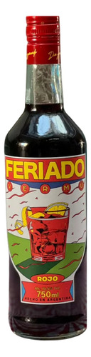 Vermut Artesanal Feriado Rojo 750 Ml