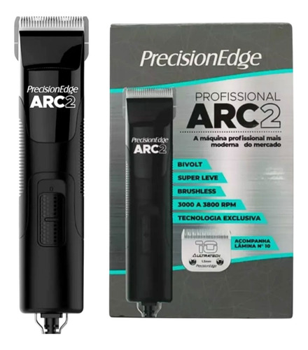 Máquina Tosa Profissional Arc2 C/ Fio Bivolt Precision Edge