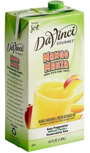 Da Vinci Gourmet Base Smoothie Mango 1.89l