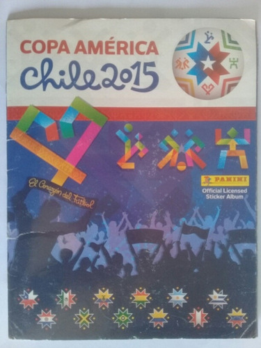 Album De Figuritas Copa América Chile 2015 De Panini.///