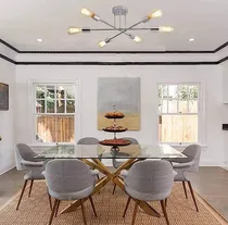 Comprar Lámpara Colgante Decorativa 6 Focos 3000k Amarillo