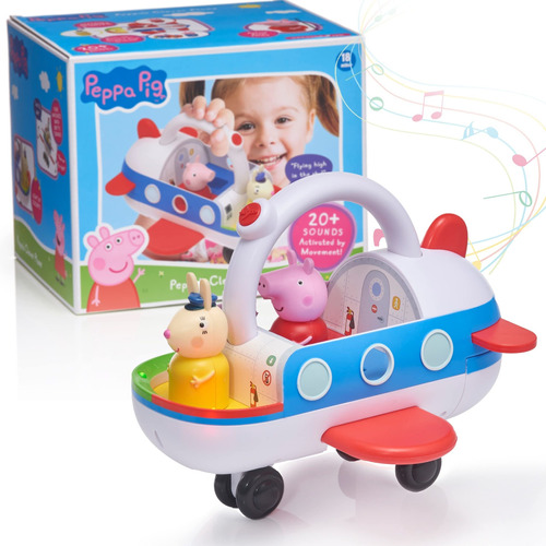Wow! Stuff Peppa Pig Toys Clever Plane | Juguete Interactivo