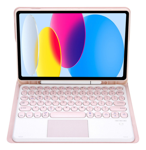 Capa Com Teclado + Mouse + Caneta Para iPad 10ª Geração