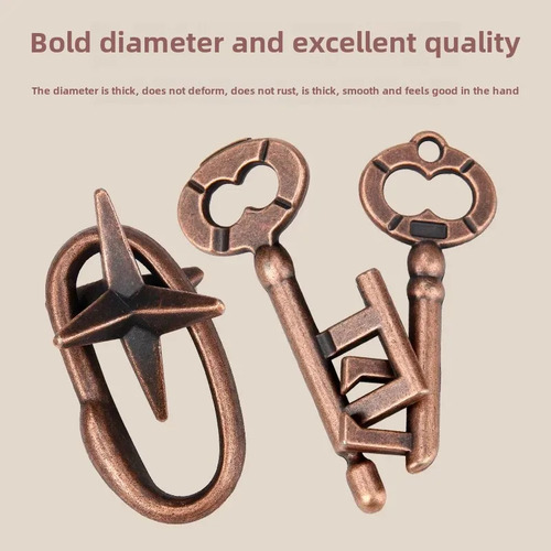 Alloy Puzzle Lock Brain Teaser Educational Toy