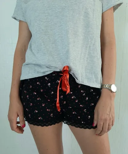 Short fibrana con lazo hotsell
