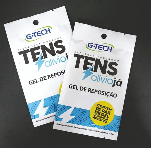Gel De Reposição Tens G-tech Alívio Já - 1 Par De Gel