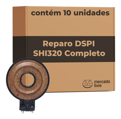 Kit 10 Reparos De Super Tweeters Shi 320 Completo 8 Ohms