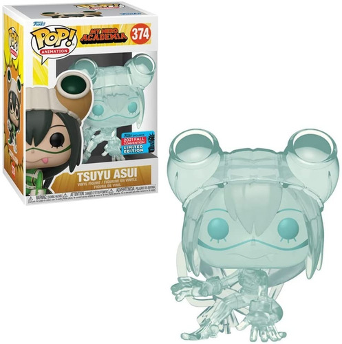 Funko Pop Tsuyu Asui #374 Fall Convention 2021 Detalle A (Usado)