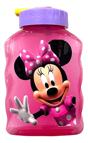 Botella Toma Jugo Minnie Mouse - Kido 250ml Niños Libre Bpa