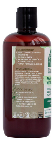 Shampoo De 7 Plantas 500ml Eskie Fresh Artesanal