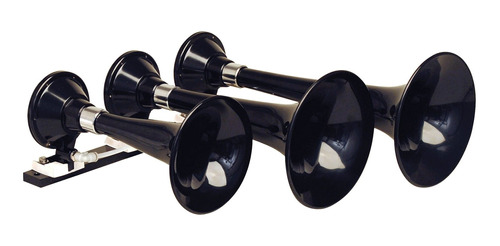 Kleinn Air Horns 230 - Bocina De Triple Tren, Color Negro