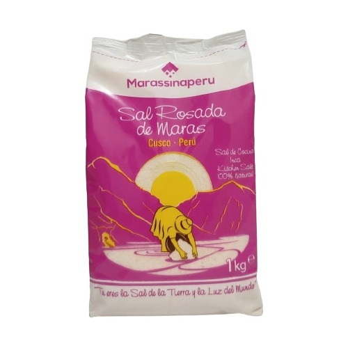 Sal Rosada De Maras 100% Natural (fina) - 1kg