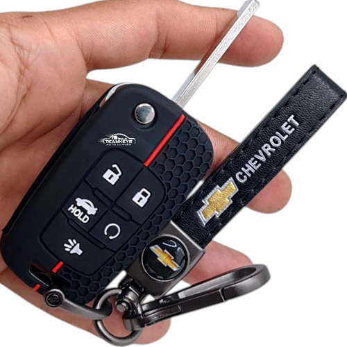 Funda Llave Chevrolet Camaro Equinox Malibu 5 Boton Correa