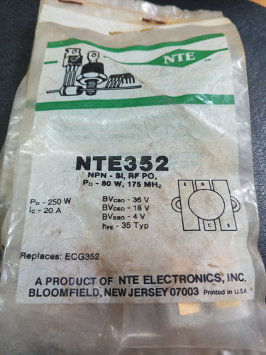 Transistor Nte352 Nte 352 Ecg352 Ecg 352 2sc2694 C2694