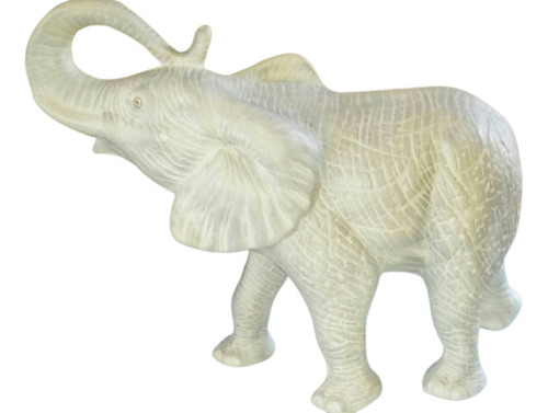 Elefante De Ceramica Pintado Al Frio