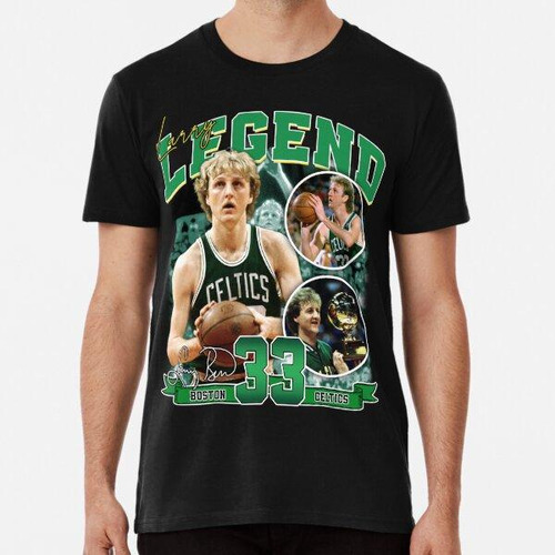 Remera Larry Bird Legend Basketball Signature Vintage Retro 