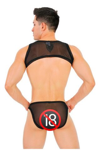 Crop Top Mesh - Retro Pride Bikini Se Vende Por Separado