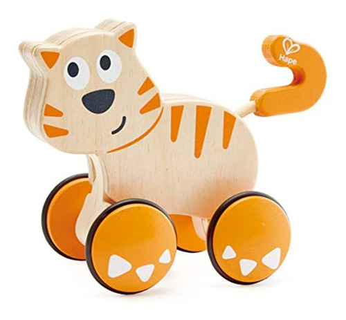 Hape Cat - Juguete De Trabajo De Madera 12 Meses